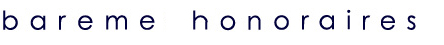 Barêmes d'honoraires