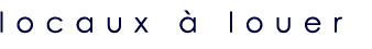 Liste des locaux à louer